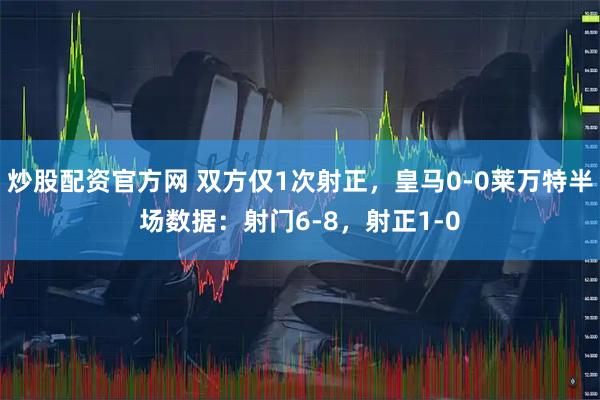 炒股配资官方网 双方仅1次射正，皇马0-0莱万特半场数据：射门6-8，射正1-0